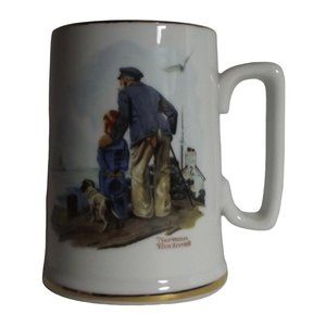 Norman Rockwell Museum 1985 Looking Out to Sea Coffee Mug Cup Art Collection